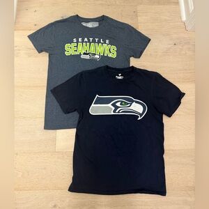 NFL Fanatics Seattle Seahawks Women Tee Set of 2 Shirts. Size Small